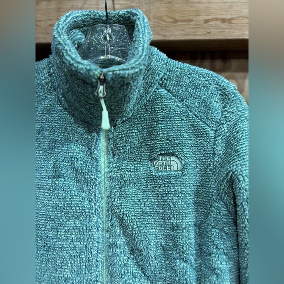 The North Face Osito Fleece Jacket — Cozy Plush Warmth in Sage Green, Size Small - Picture 3 of 11